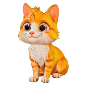 Adorable Sitting Cat