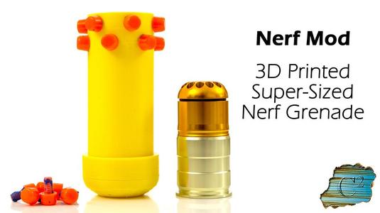 Nerf 12-Dart Super Grenade (Uses CO2/GreenGas)