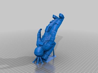 Apollo Astronaut Repaired (with Support)