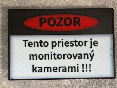 Caution this area is under video surveillance