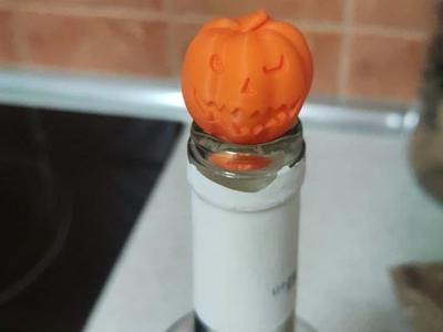 tapon de vino calabaza halloween