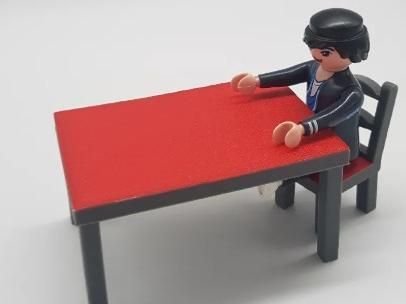Mini Table & Chair Furniture for Playmobil / Dollhouse