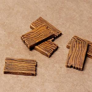 Wooden plank - board game resource tokens