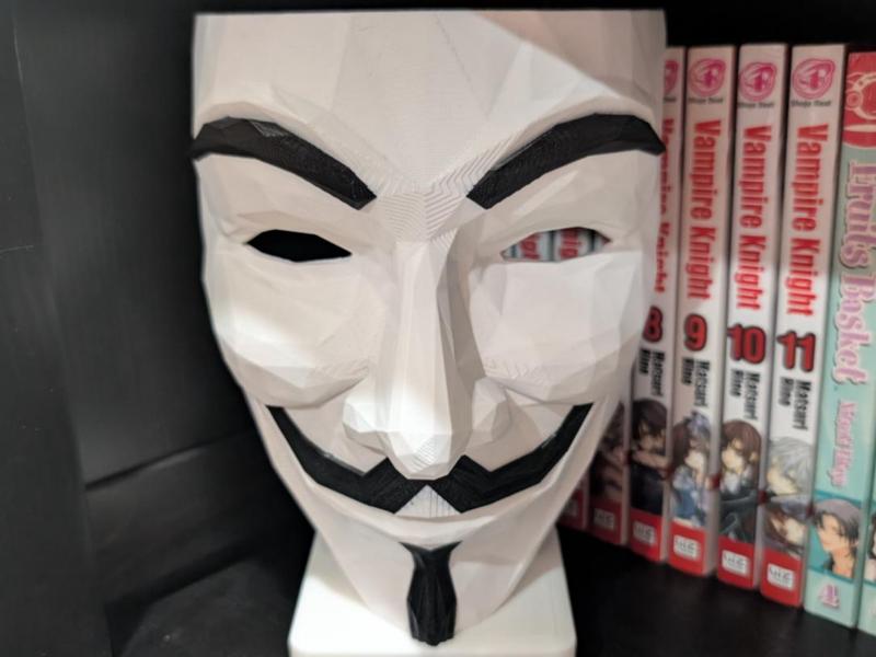 Guy Fawkes Mask Stand