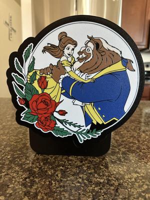 Belle and the Beast Light Box
