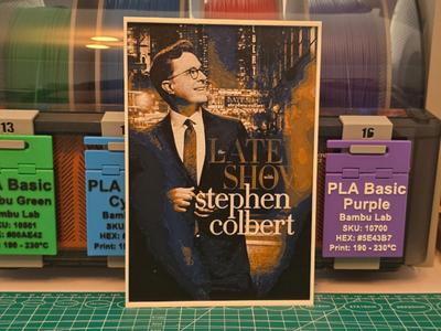 The Late Show with Stephen Colbert - Hueforge Art