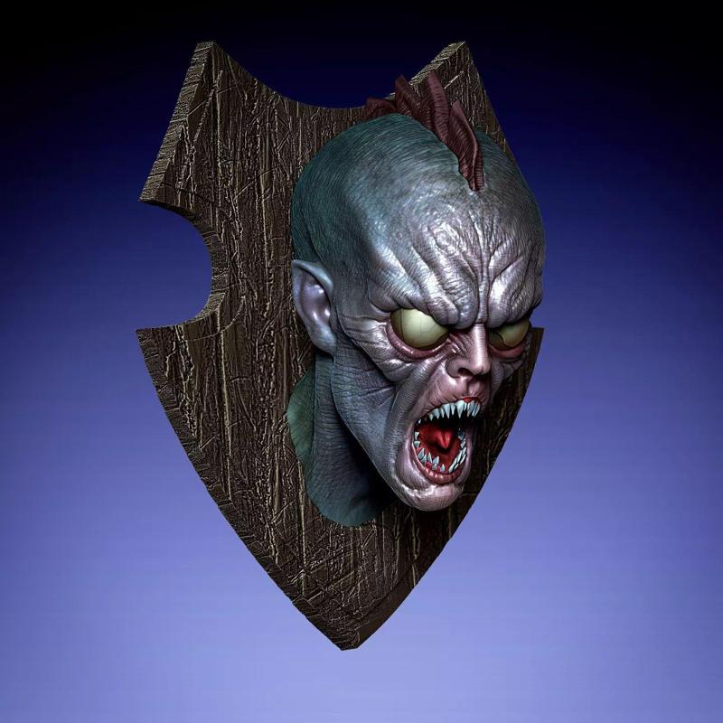 Drowner the witcher 3 for 3D printing