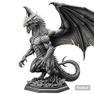 Dragon wing cut wing