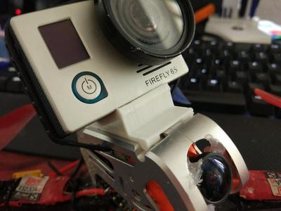 Cage X195 / Transtec Zoro Gopro Mount 20 degrees