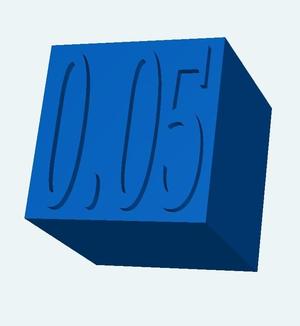 3D Print Layer Height Visualization Cubes