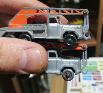 Lesney Matchbox 30b Magirus-Deutz Six Wheel Crane Hook