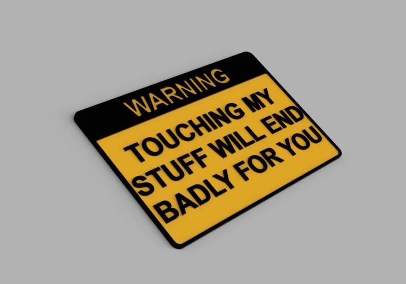 End badly warning sign
