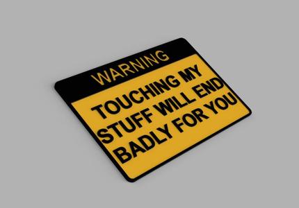 End badly warning sign