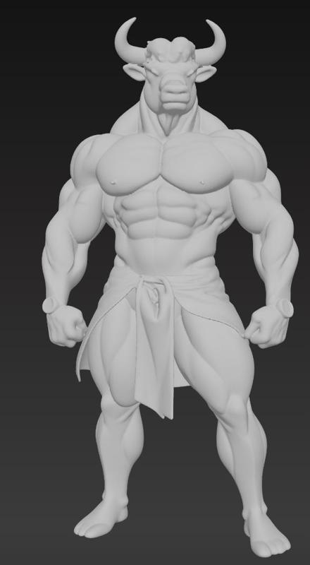 Bodybuilding. Bull. 1.0