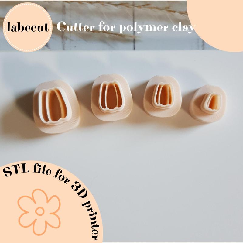 MINI TALL DETAILED PUMPKIN POLYMER CLAY CUTTER