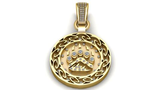Bear Paw Pendant