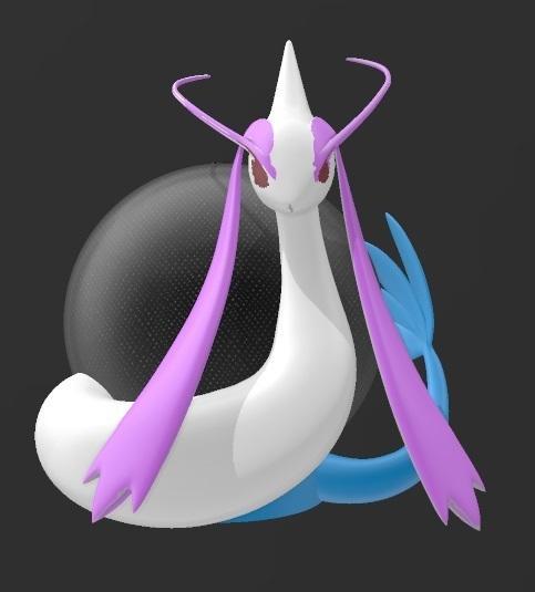 Suporte Alexa Echo Dot 4a e 5a Geração Milotic Pokemon