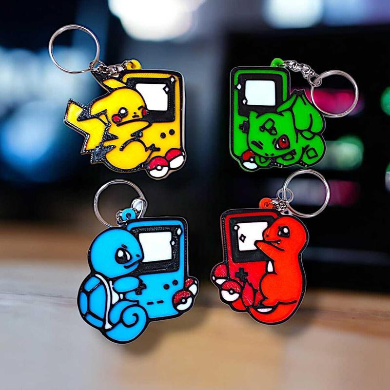 KEY CHAIN / KEY RINGS : POKEMON GAMEBOY