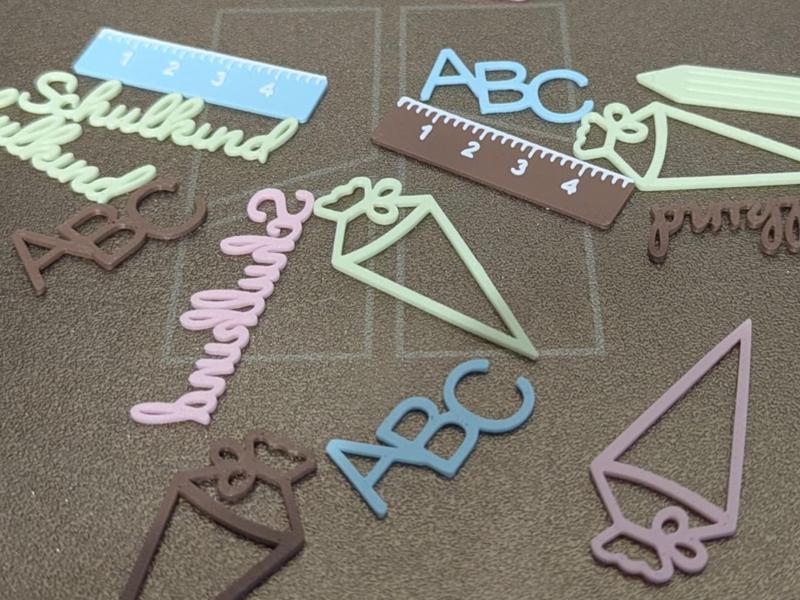 Cone Confetti – Schoolchild, Pen, ABCs, Backpack