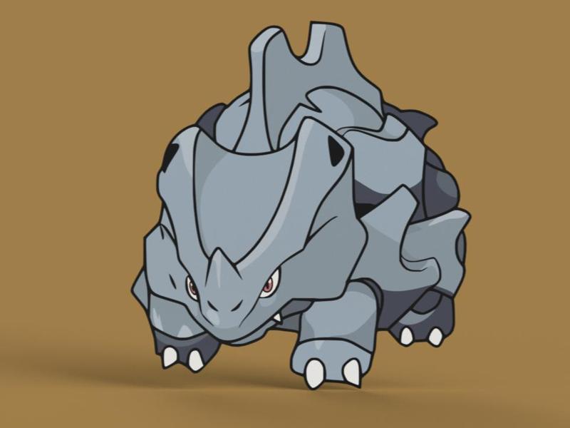 Rhyhorn Wall Art