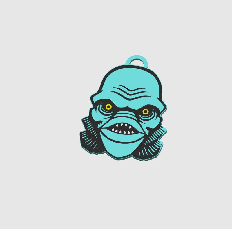 Creature of the Black Lagoon 2D Wall Art & Keychain