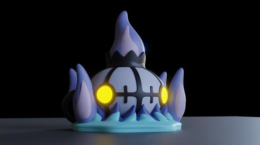 POKEMON LAMPENT ONE PIECE MULTICOLOR