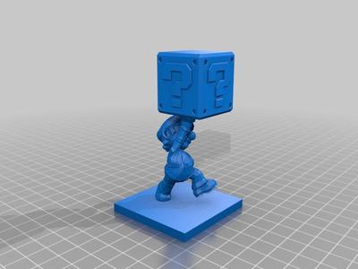 mario punching block