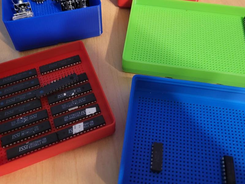 Gridfinity Electronic Component Storage, Arduino