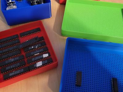 Gridfinity Electronic Component Storage, Arduino