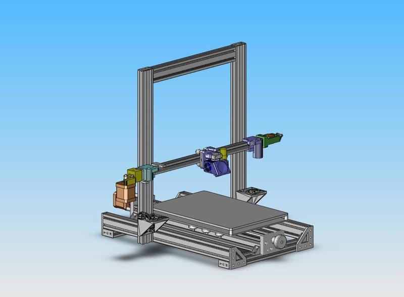 AM8-LS Y-AXIS V-SLOT RAIL BELT DRIVE