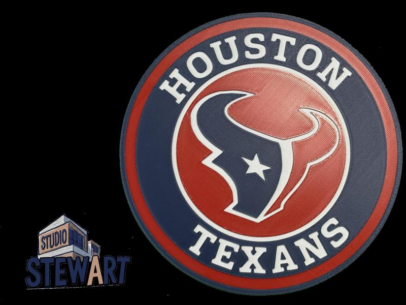 Houston Texans NFL LOGO - COASTER/OFFICE SIGN
