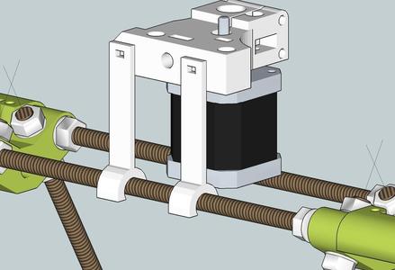 Higher mounted extruder RepRapPro mendel and tricolor mendel