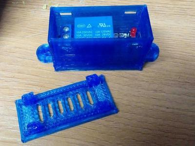Caja para placa de rele arduino 5v 1 solo canal