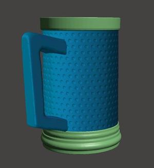 textured pitcher