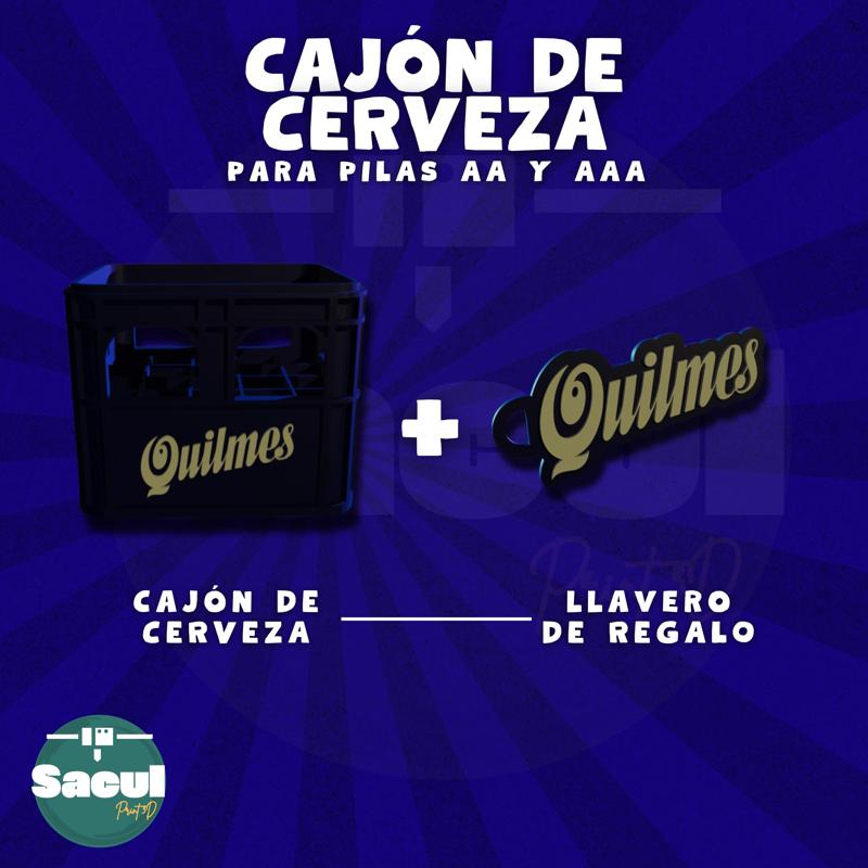 Beer Box for AA, AAA and Mixed Batteries