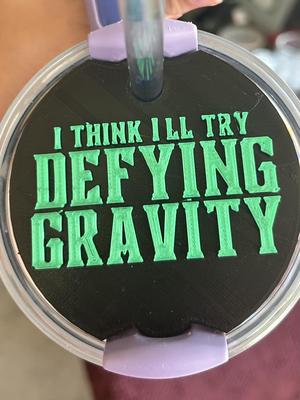 Defying Gravity 40oz Lid Cover