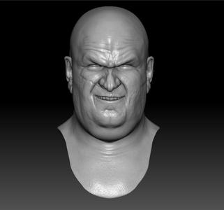 Oswald Cobb (The Penguin) Head Sculpt 1:6