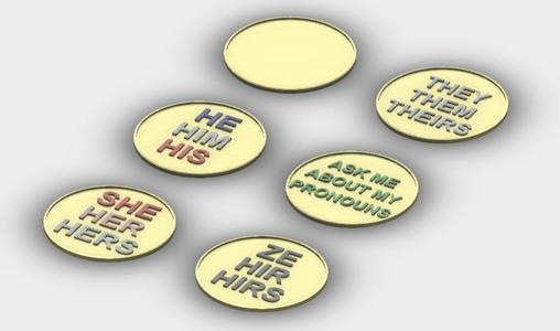 Pronouns Buttons