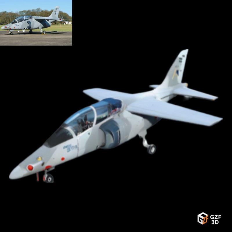 3D Model of IA-63 Pampa III - Argentine Advanced Training Jet
