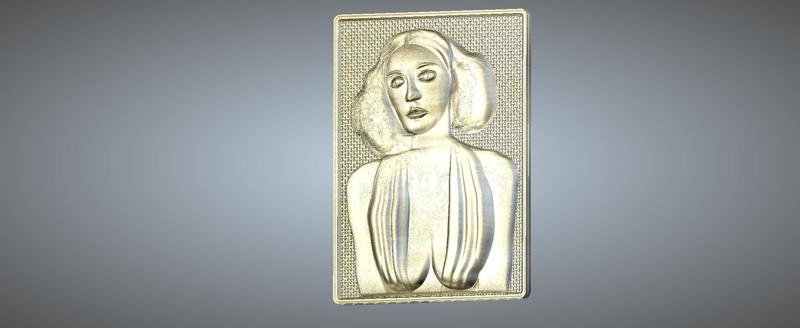 real 3D Relief For CNC building decor wall-mount for decoration "Model-12" 3d print