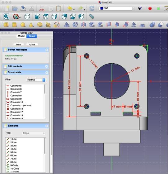 Z-stepper motor mount upgrade for Geeetech Prusa i3 acrylic