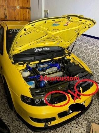 REJILLAS FRONTAL LATERALES SEAT LEON 1M/MK1 / CUPRA / HONEYCOMB CUPRA // FRONT SIDE GRILLES SEAT LEON 1M/MK1 / CUPRA / HONEYCOMB CUPRA