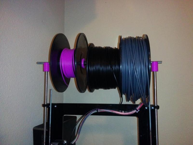 Soporte rollo en parte superior