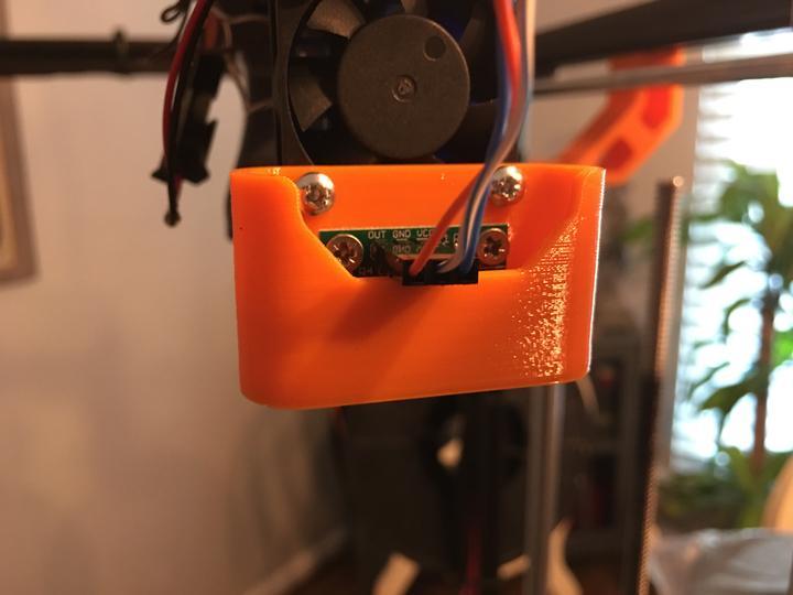 DC42 E3D Cooling Fan Mount (with Integrated Guard)