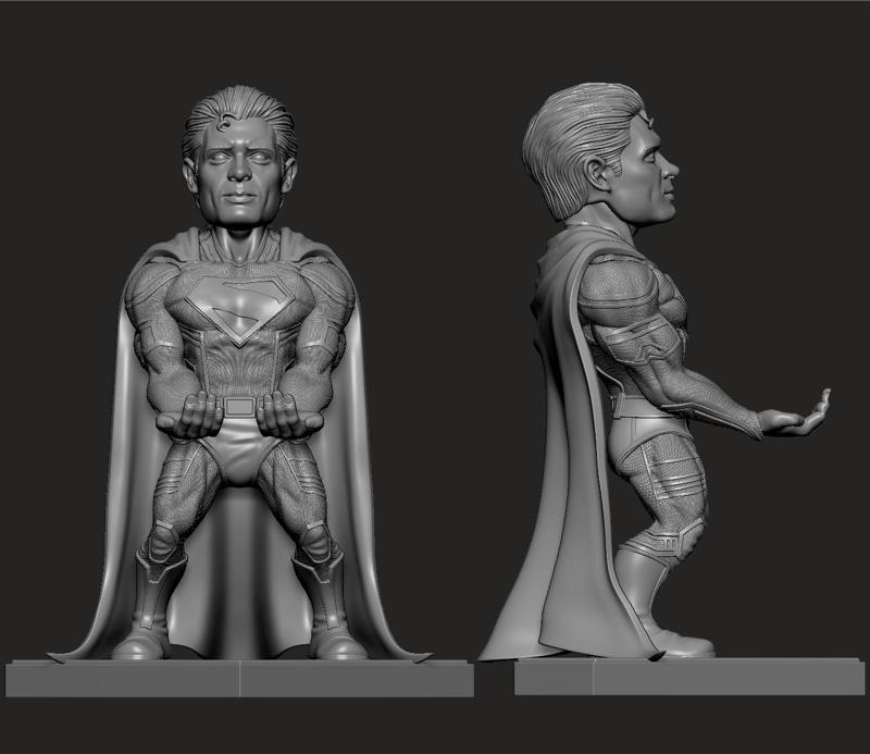 Superman joystick holder