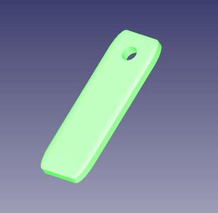 Picture Frame Straight Retaining Bracket 1 Hole