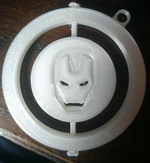 Ironman rotating key ring