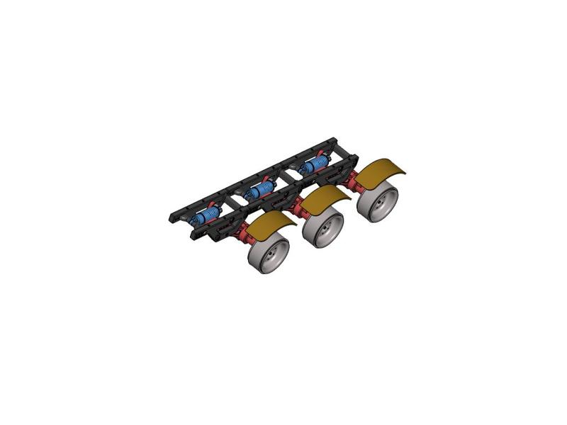 Trailer chassis independent suspension can be combined 1/10