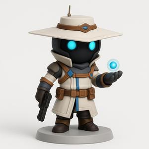 Cypher chibi - Valorant