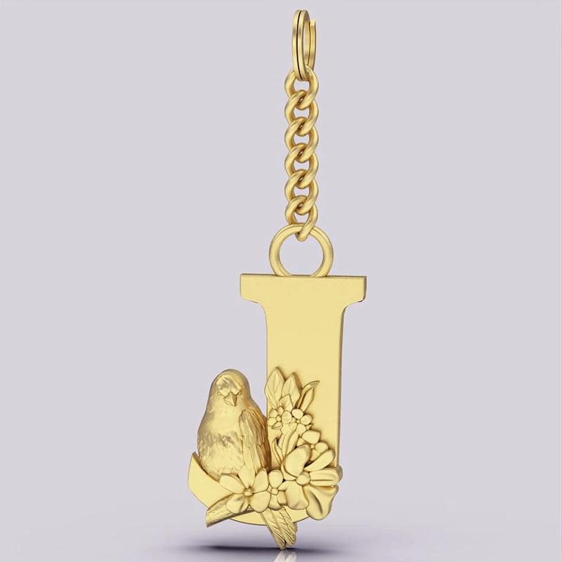 Alphabet letters j key holder